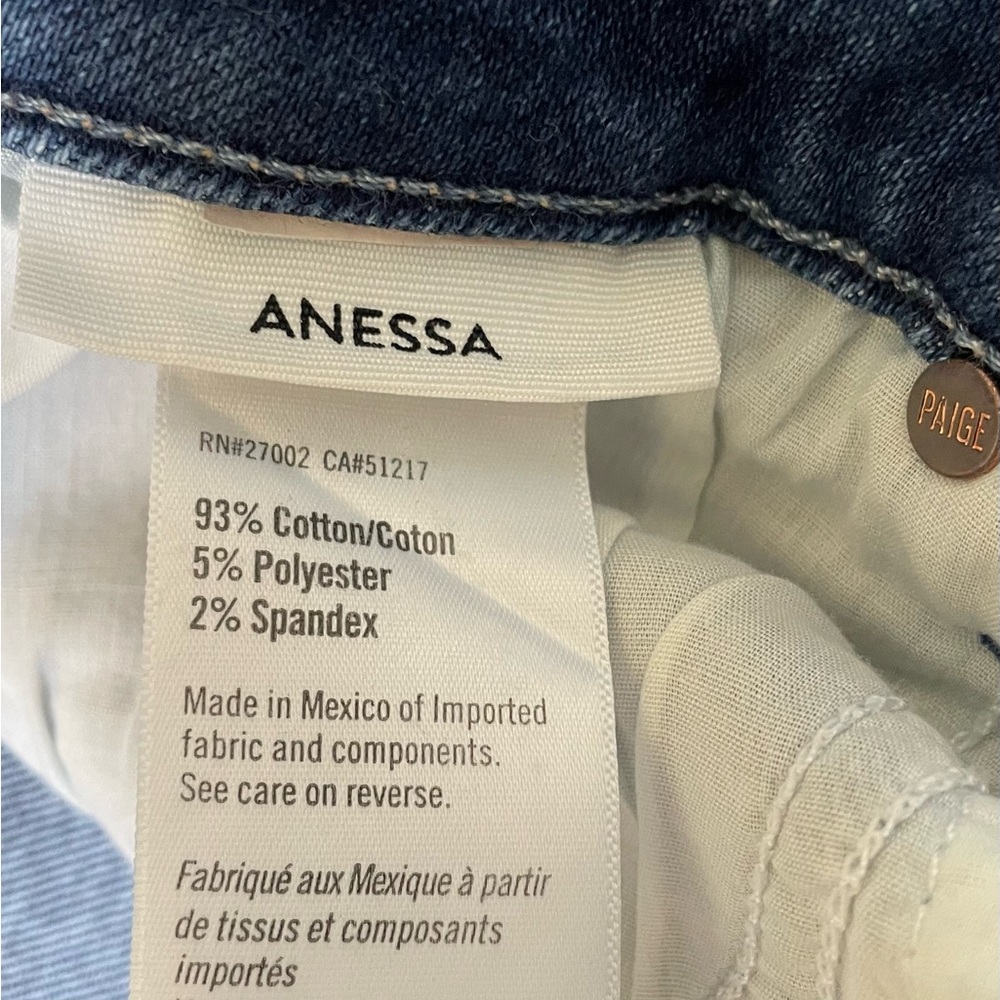 Paige Anessa Wide Leg Jean Size 33 - Picture 10 of 16